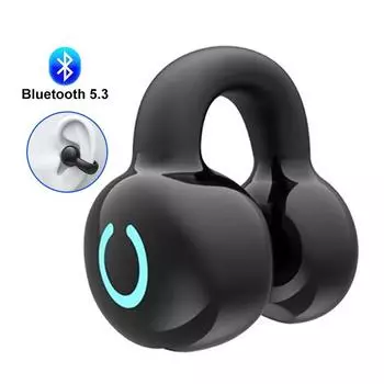 Беспроводные наушники Bluetooth 5.3 с микрофоном, стереогарнитура HiFi для спорта, шумоподавление, вкладыши белый