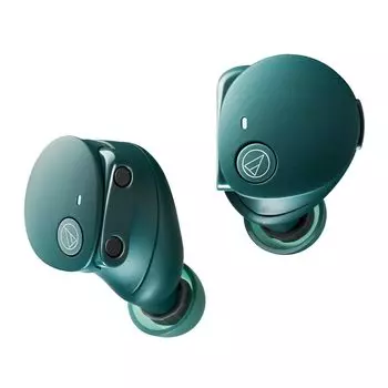 Беспроводные наушники Bluetooth с шумоподавлением, глубокими басами, совместимыми с LE Audio, оригинальная наклейка в комплекте, функция магнитного переключателя, до 65 часов воспроизведения зелёный
