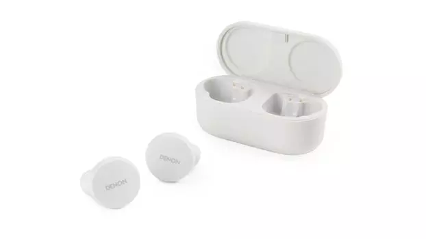 Беспроводные наушники Denon Bluetooth PerL Персонализированный микрофон Белый AHC10PLWTEM AH-C10PL Функция/aptX/IPX4 Защита от брызг/QuickSwitch/С