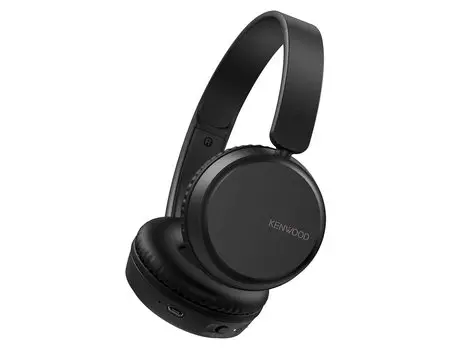 Беспроводные наушники JVC KENWOOD с микрофоном для удаленной работы Bluetooth, 35 часов непрерывного воспроизведения, черные, KH-KZ30, многоточечная версия 5.1 KH-KZ30-B чёрный