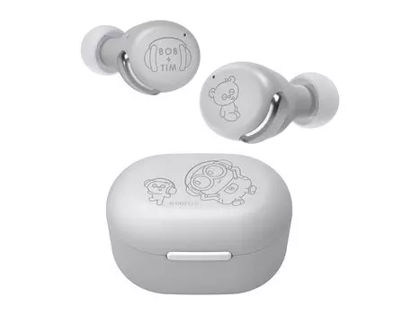 Беспроводные наушники JVC Kenwood Victor Bluetooth Minion с шумоподавлением и микрофоном Общее время воспроизведения 21 час Функция захвата внешнего звука серый