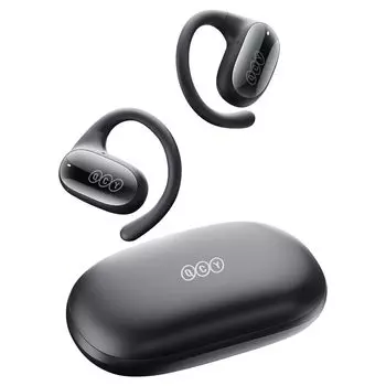 Беспроводные наушники QCY Crossky GTR2 с открытым ухом Bluetooth не будут мешать вам комфортно работать до 28 часов, совместимы со специальными черными наушниками IPX5, наушники,