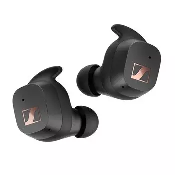 Беспроводные наушники Sennheiser Bluetooth SPORT True Wireless Black с высокопроизводительным динамическим драйвером IP54 Защита от пыли и брызг Удобные