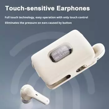 Беспроводные наушники Yousheng с поддержкой Bluetooth, сенсорное управление, шумоподавление, водонепроницаемые спортивные наушники, мини-гарнитура