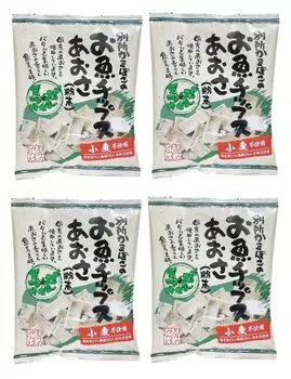 Bessho Kamaboko Store Fish 40 г x 4 пакета Закуски из домашних ингредиентов Маленькие закуски Чипсы из морепродуктов/Aosa Без пшеницы Для детей Без глютена