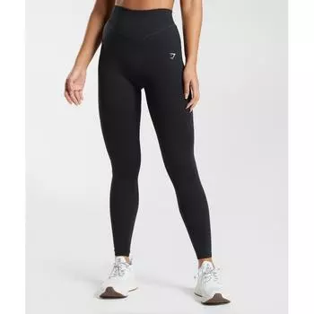 Бесшовные леггинсы GYMSHARK Sweat, черные B6A4T BBBB