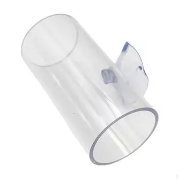 Betta Fish Tube Tunnel Aquarium Hideout Shelter Tank Accessories for Rest Play Hollow Cave S