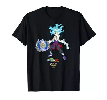 Футболка Beyblade Burst Dynamite Battle Shirasagi Castle Louis чёрный
