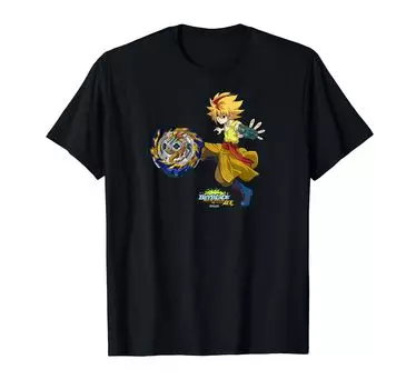 Beyblade Burst Sparking Free De La Hoya Mirage Fafnir и футболка чёрный