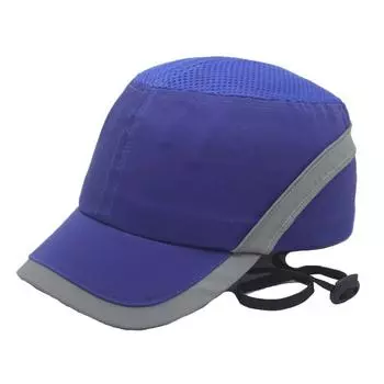 Безопасность труда Hi-Viz Strip Bump Cap Жесткий Внутренний Корпус Защитный Шлем Бейсбольная Кепка Стиль Для Рабочей Защиты Головы