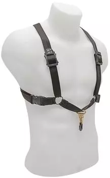 BG HARNESS ремень саксофон размер металлический карабин S43MSH черный альт/тенор (XL МУЖЧИНЫ) чёрный
