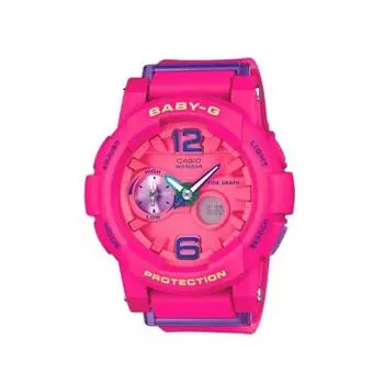 BGA-180-4B3 Casio Baby-G G-LIDE розовые женские аналоговые - цифровые повседневные кварцевые часы с доставкой за границу Casio