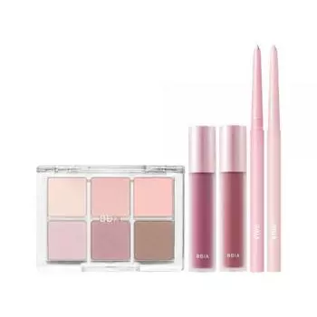 Bia Cool Nude Edition набор из 3 предметов: палетка для теней для век + гелевая подводка для глаз + тинт, V40 Summer Rose_16 Cool Beige | 06 Cool Standard