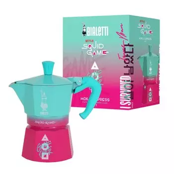 Bialetti Mocha Express кальмаровая дичь 3 чашки зелёный