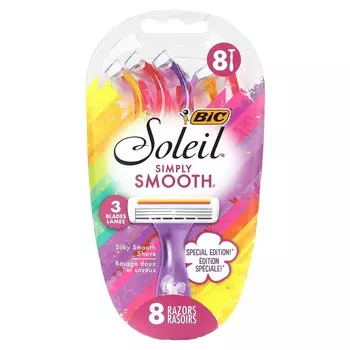 BIC, Soleil Simply Smooth, одноразовая бритва, 8 бритв