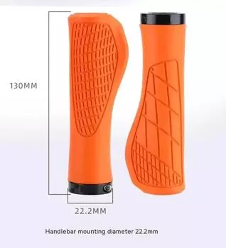 Bicycle Anti-slip Soft Rubber Road Mountain Bike Cushioning and Comfortable Handlebar Meat Ball Grip Cover Bicycle Accessories красный