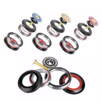 Bicycle Headset Road Bike Front Fork Headset Tapered Tube to Straight Tube 42 52mm or Tapered Tube Fork for Bicycle and Spare Parts 1-1/8 1-1/2