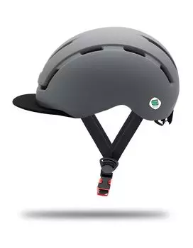 Bicycle helmet for UV complies with road traffic at visor and suitable for Japanese head for road bikes and L [SG Certified] adults, protection, laws, серый