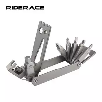 Bicycle Repair Tools Stainless High Quality Portable Repair Gadget Bike Repair Wrench Multifunction Cycling Screwdriver Tool серебряный