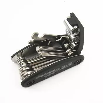 Bicycle tool hexagonal screwdriver socket wrench portable folding repair tool