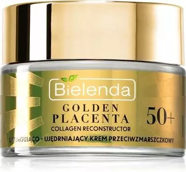 Bielenda Golden Placenta Collagen Reconstructor Лифтинг-укрепляющий крем 50+ TU прозрачный