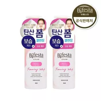 Bifesta Очищающий мусс-пенка Moist 180 г 2 FREE