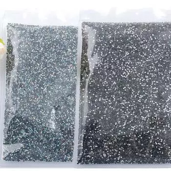 Big Bag, Middle East Diamond Dmc Hot Drill, Rubber Bottom Flat Bottom White Ab Glass Hot Drill, Xiuhe Suit Dance Suit Accessories SS16 3.8-4 28800 pieces (200 Luo) белый
