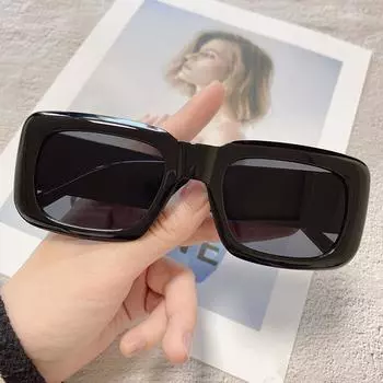 Big Frame Rectangle Sunglasses Women Men Vintage Brand Designer Square Sun Glasses for Male Shades Female Eyewear Anti-Glare MULTI белый