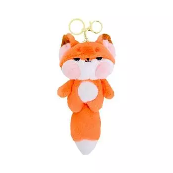 Big Tail Cartoon Big Tail Orange Car Keychain Soft Cartoon Big Tail Doll Pendant Children s Gift