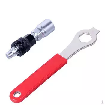 Bike Crank Extractor with Wrench Bicycle Puller Bottom Bracket Removal Tool for Mountain