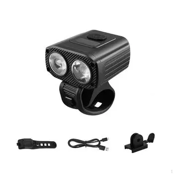 Bike Light Headlight 1200 mAh 5 Lighting Mode Modified Accessories Universal Cycling Headlamp
