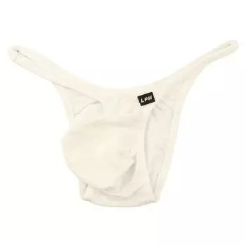 Бикини MFS Fluffy 3D Sexy Low Half Back La Pomme White [La Pomme] Шорты, Ткань, Тип, Спереди, Мужское нижнее белье, Посадка, Бикини,