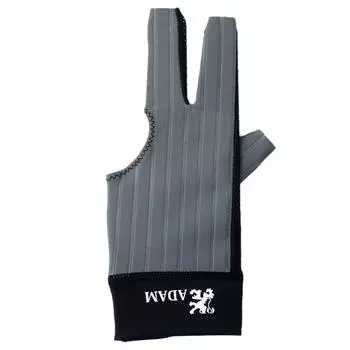 Billiard Glove Adam Adam Gray Left Hand Size M (Left Hand)