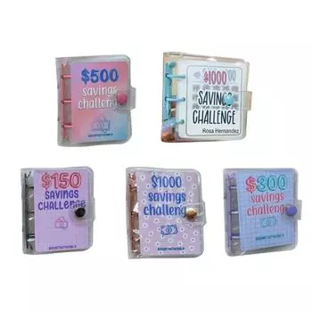Binder Savings Challenge $1000 300 150 Экономия денег Бюджеты Binder Notebook
