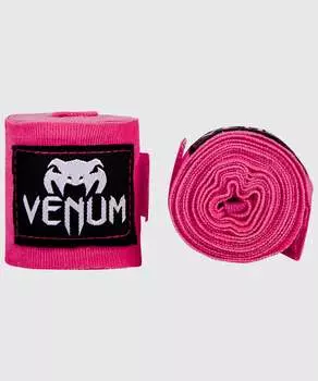 Бинты боксерские Venum Kontact – 2,5 м - Нео-розовый