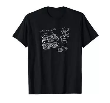 BIOHAZARD Line Art (A) T-shirt чёрный