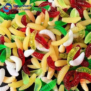 Bionic Breadworm Soft Bait - многоцветная приманка для личинок карася и леща Beige бежевый