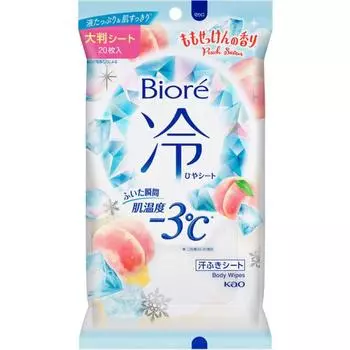 Мыло Biore Cold Sheet с ароматом персика, 20 шт.