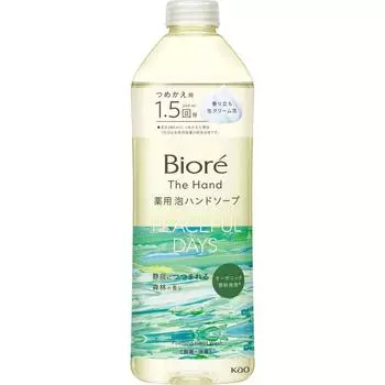 Biore Kao Beauty Soap Bubble Мыло для рук Лесные ароматы, окруженные тишиной, сменный блок 340 мл