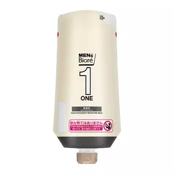 Biore ONE Whole Body Moisturizing Milk Unscented Replacement body emulsion that can be used for face and Men s 300mlFull hair, body