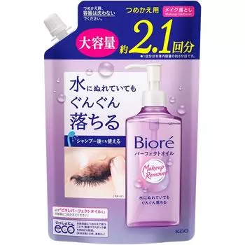 Biore Perfect Oil Refill Большая емкость 390 мл Kao