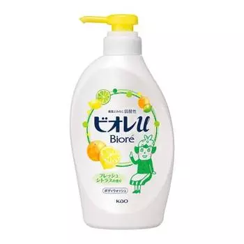 biore u fresh citrus scent pump