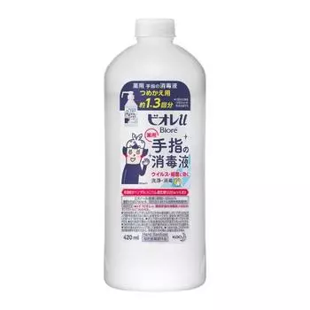 Biore U Hand Disinfectant Refill (approx. 1.3 doses) 420ml