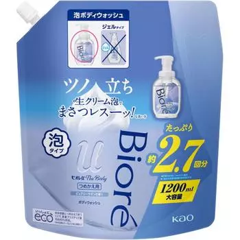 Biore U Za Body Biore U The Body Foam Type pUrely Savon Fragrance Refill 1200 мл