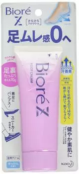 Biore Z Smooth Foot Soap 70 г ощущение стянутости ног Сохраняет ноги сухими в течение всего дня Крем, Аромат, (Нет / долго)