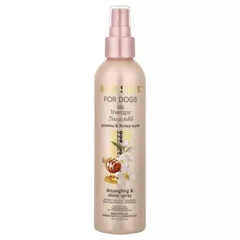 Biosilk, Silk Therapy®, Detangle & Shine Spray, for Dogs, Jasmine & Honey, 8 fl oz (237 ml)