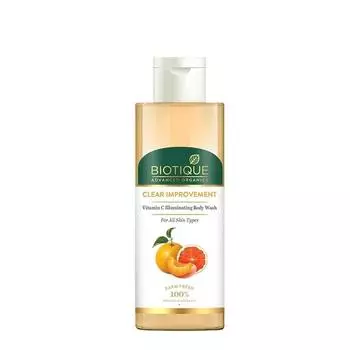 Biotique Advanced Organics Clear Improvement Осветляющий гель для душа с витамином С 200 мл