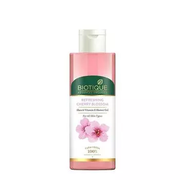 Biotique Advanced Organics Освежающий гель для душа с экстрактом вишни, маслом ши и витамином Е 200 мл