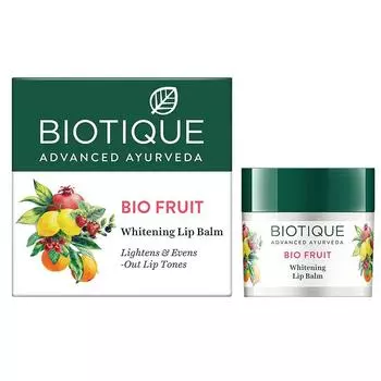 Biotique Bio Fruit Отбеливающий бальзам для губ, 12 г