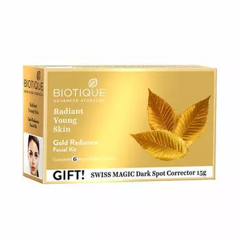 Biotique Bio Gold Radiance Набор для лица для сияющей молодой кожи (Пакет из 1)